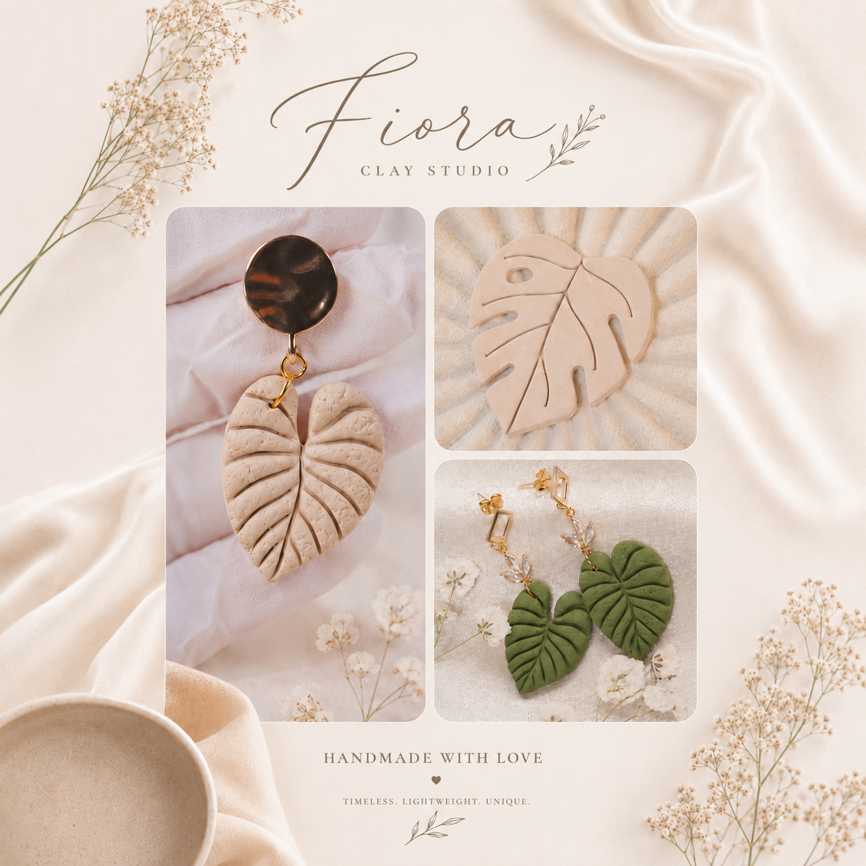 Handmade Accessories - Fiora Clay Studio